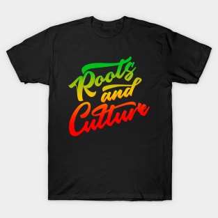 Roots And Culture Rasta Colors Reggae T-Shirt